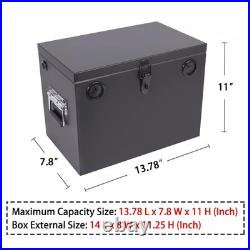 12V Car/RV/Marine Battery Box, Assemble Steel Battery Relocation Kit for Trai