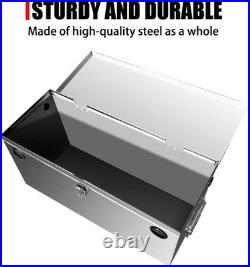 12V Waterproof Dual Battery Box Stainless Steel Relocation Kit for RV & Marine