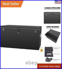 12V Waterproof Steel Dual Battery Box Lockable RV & Marine Storage Solution