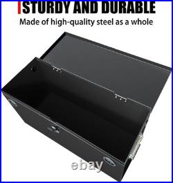 12V Waterproof Steel Dual Battery Box Lockable RV & Marine Storage Solution