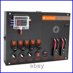 12/24 V Camping Electrical System Centre Battery Power Control Box with Type D