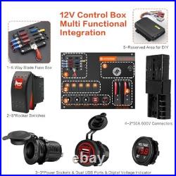 12/24 V Camping Electrical System Centre Battery Power Control Box with Type D