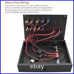12/24 V Camping Electrical System Centre Battery Power Control Box with Type D