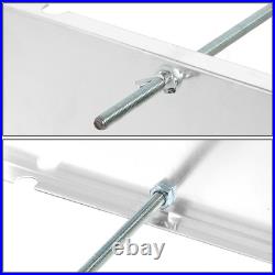 13.5w X 9.5d X 10h Universal Polished Aluminum Batter Box Relocation Kit+wire