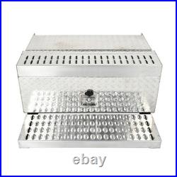 15X30X31 Aluminum Diamond Plate Step Truck Battery Tool Box