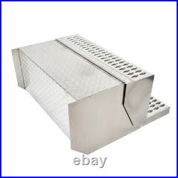 15X30X31 Aluminum Diamond Plate Step Truck Battery Tool Box 15X30X31 Aluminum Diamond Plate Step Truck Battery Tool Box