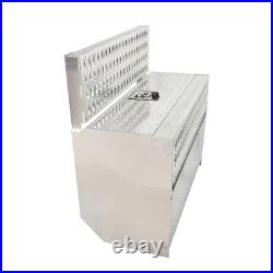 15X30X31 Aluminum Diamond Plate Step Truck Battery Tool Box