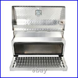 15X30X31 Aluminum Diamond Plate Step Truck Battery Tool Box