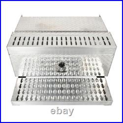15X30X31 Aluminum Diamond Plate Truck Step Battery Tool Box For Peterbilt