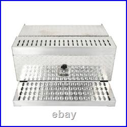 15(H) x 30(D) x 31(W) Aluminum Diamond Plate Step Battery Box Tool Box