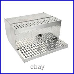 15(H) x 30(D) x 31(W) Aluminum Diamond Plate Step Battery Box Tool Box 15(H) x 30(D) x 31(W) Aluminum Diamond Plate Step Battery Box Tool Box