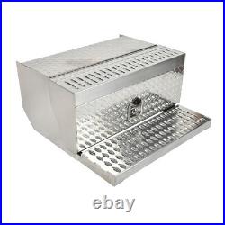 15(H) x 30(D) x 31(W) Aluminum Diamond Plate Step Battery Box Tool Box