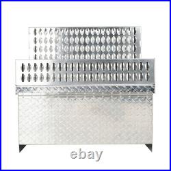 15(H) x 30(D) x 31(W) Aluminum Diamond Plate Step Battery Box Tool Box
