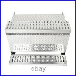 19X30X31 Aluminum Diamond Plate Step Truck Battery Tool Box