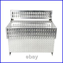 19X30X31 Aluminum Diamond Plate Step Truck Battery Tool Box