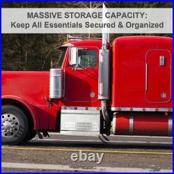 19X30X31 Aluminum Diamond Plate Step Truck Battery Tool Box