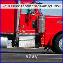 19X30X31 Aluminum Diamond Plate Step Truck Battery Tool Box