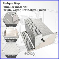 19X30X31 Aluminum Diamond Plate Step Truck Battery Tool Box