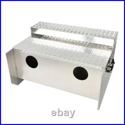 19X30X31 Aluminum Diamond Plate Step Truck Battery Tool Box
