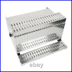 19(H) x 30(D) x 31(W) Aluminum Diamond Plate Step Battery Box Tool Box