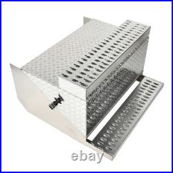 19(H) x 30(D) x 31(W) Aluminum Diamond Plate Step Battery Box Tool Box