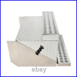19(H) x 30(D) x 31(W) Aluminum Diamond Plate Step Battery Box Tool Box