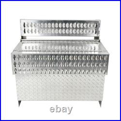 19(H) x 30(D) x 31(W) Aluminum Diamond Plate Step Battery Box Tool Box