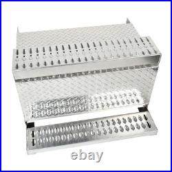 19 X 30 X 31 Aluminum Diamond Plate Truck Step Battery Tool Box For Peterbilt