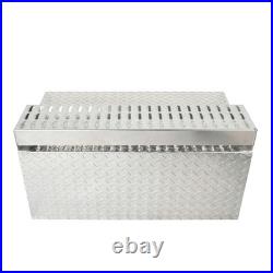 19 X 30 X 31 Aluminum Diamond Plate Truck Step Battery Tool Box For Peterbilt