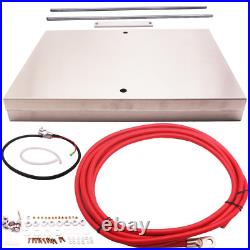 1x Complete Aluminum Battery Box Relocation Kit Universal Billet Street or Race