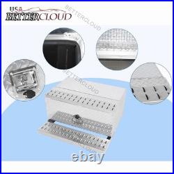 30X29.5X15 Cab Entry Box Aluminum Stripe Plate Tool Box Step Battery Box