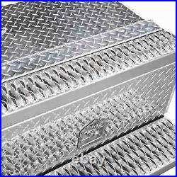 30'' Aluminum Diamond Plate Step Tool Box Battery Box For Peterbilt 378 379 389