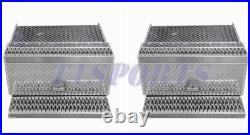 30'' Aluminum Step Tool Box Battery Box Peterbilt 378 379 389 Diamond Plate Pair