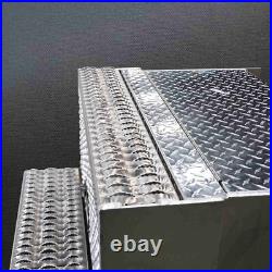 30'' Tool Box Battery Box Aluminum Diamond Plate Step For Peterbilt 378 379 389