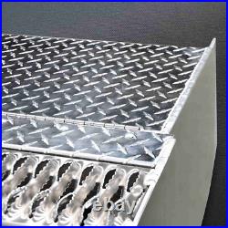 30'' Tool Box Battery Box Aluminum Diamond Plate Step For Peterbilt 378 379 389