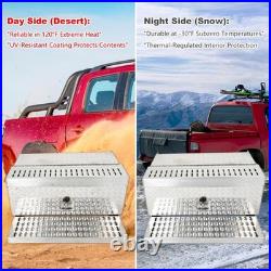 31X30X15 Aluminum Diamond Plate Step Tool Box Battery Box Cab Entry Box