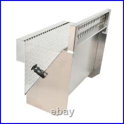 31X30X19 Aluminum Diamond Plate Step Battery Tool Box For Peterbilt 378 379