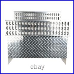 31X30X19 Aluminum Diamond Plate Step Battery Tool Box For Peterbilt 378 379