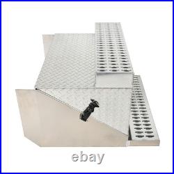 31X30X19 Aluminum Diamond Plate Step Tool Box Battery Box Cab Entry Box