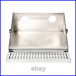 31X30X19 Aluminum Diamond Plate Step Tool Box Battery Box Cab Entry Box