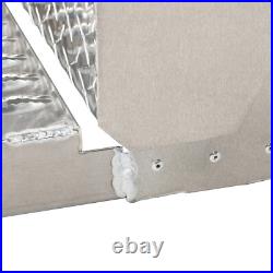 31''×30''×15''Aluminum Diamond Plate Step Battery Box Tool Box For 378 379 389