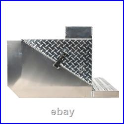 31''×30''×19''Aluminum Diamond Plate Step Battery Box Tool Box For 378 379 389