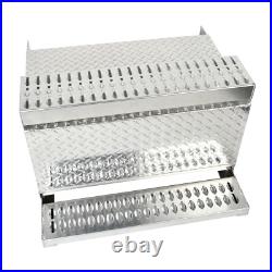 31''×30''×19''Aluminum Diamond Plate Step Battery Box Tool Box For 378 379 389