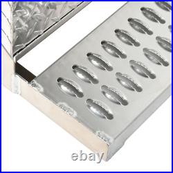 31''×30''×19''Aluminum Diamond Plate Step Battery Box Tool Box For 378 379 389