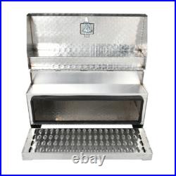 31'' x 30 x 15 Aluminum Diamond Plate Step Tool Box Battery Box