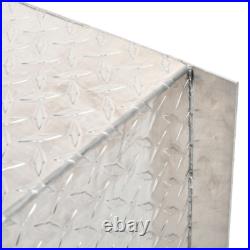 31x30x15 Inch Aluminum Diamond Plate Step Tool Box Battery Box