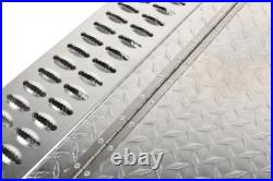 31x30x15 Inch Aluminum Diamond Plate Step Tool Box Battery Box