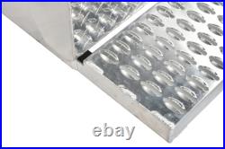 31x30x15 Inch Aluminum Diamond Plate Step Tool Box Battery Box