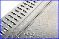 31x30x15 Silver Aluminum Truck Tool Box Diamond Plate Cab Entry Battery Box