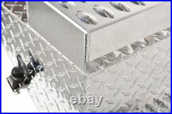 31x30x19 Silver Aluminum Truck Tool Box Diamond Plate Cab Entry Battery Box